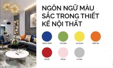 NGÔN NGỮ MÀU SẮC TRONG THIẾT KẾ NỘI THẤT