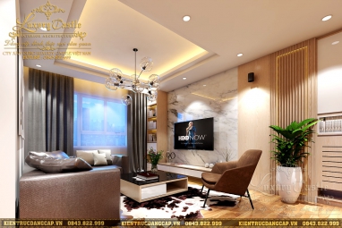 Thiết kế nội thất chung cư 3 phòng ngủ Palm Heights tại Quận 2 - tp. Hồ Chí Minh